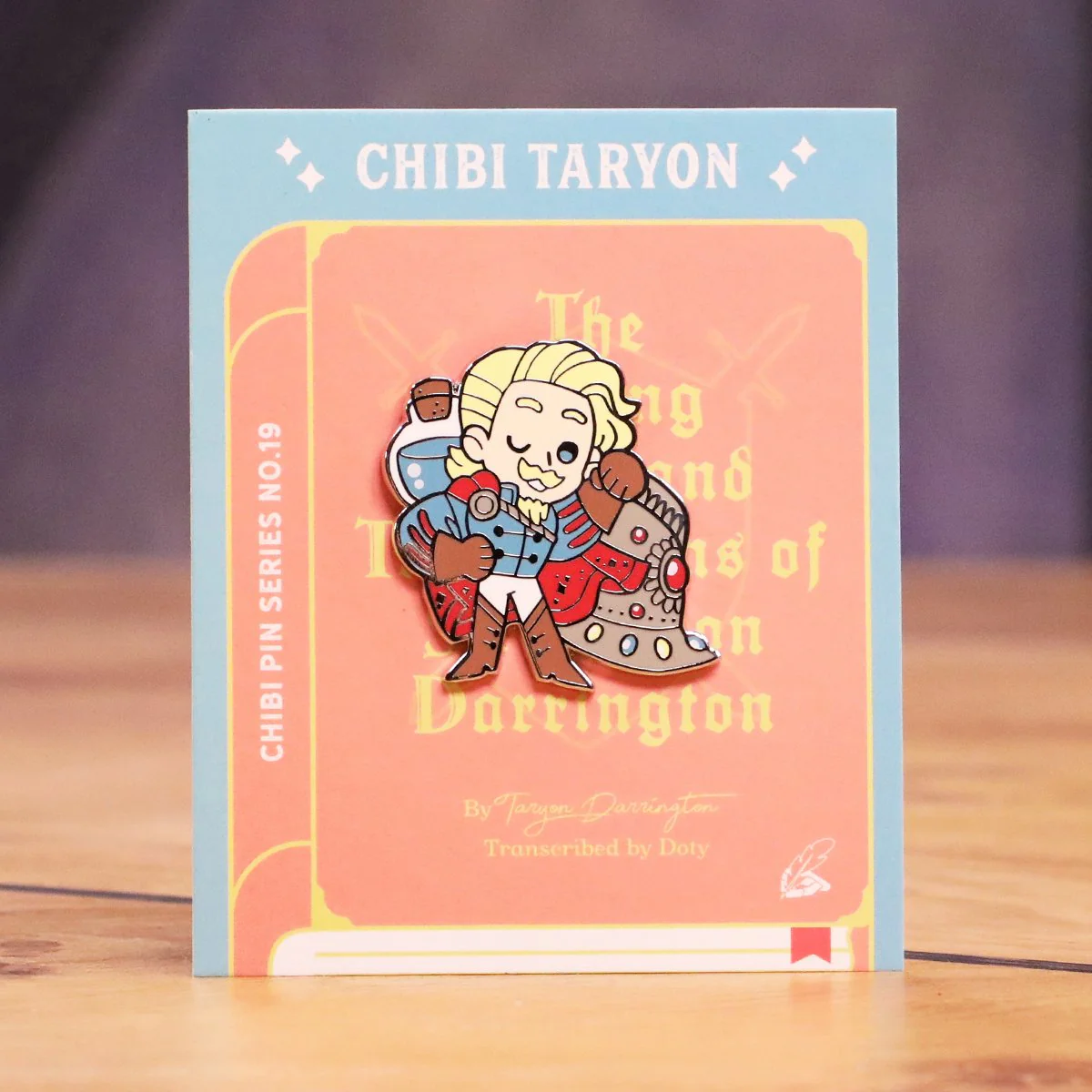 Critical Role Chibi Pin No. 19 - Taryon Darrington - Image 3
